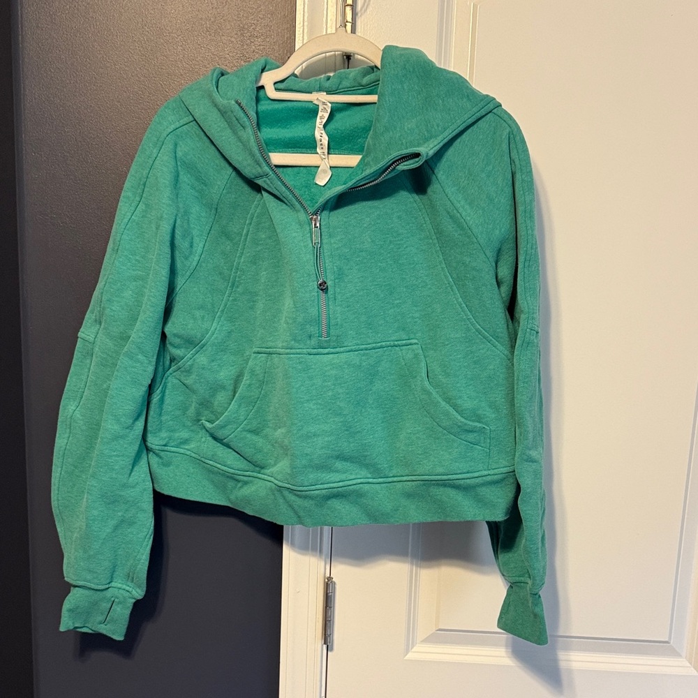 Green Scuba Zip-Up Hoodie